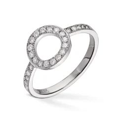 Diamonds by Frisenberg – Ring i hvitt gull med diamanter – totalt 0,26 ct