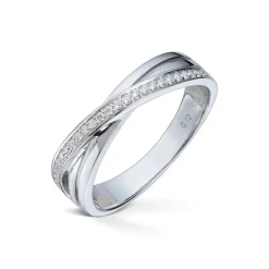 Diamonds by Frisenberg – Ring i hvitt gull med diamanter 0,12 ct tw/si1