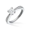 Diamonds by Frisenberg – Ring i hvitt gull med diamanter ialt 0,69 ct