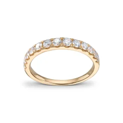 Diamonds by Frisenberg – Ring i gult gull med diamanter, 0,73 ct TW/SI