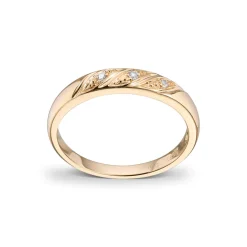 Diamonds by Frisenberg – Ring i gult gull med diamanter