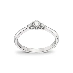 Diamonds by Frisenberg – Ring i hvitt gull ialt 0,19 ct diamanter