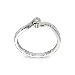 Diamonds by Frisenberg – Ring i hvitt gull med 0,09 ct diamant