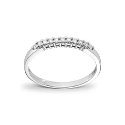 Diamonds by Frisenberg – Ring i hvitt gull med diamanter – 0,13 ct TW/Si