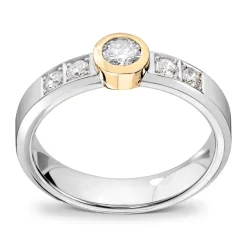 Diamonds by Frisenberg – Ring i hvitt gull med diamanter – Totalt 0,45 ct