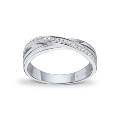 Diamonds by Frisenberg – Ring i hvitt gull med diamanter 0,12 ct tw/si1