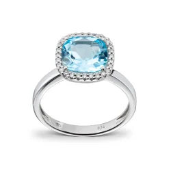 Diamonds by Frisenberg – Ring i hvitt gull med topas og diamanter
