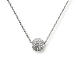 Diamonds by Frisenberg – Smykke i hvitt gull, kule satt med diamanter, totalt 0,50 ct