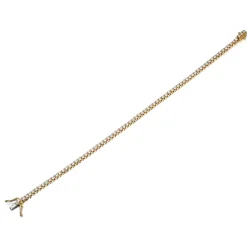 Diamonds by Frisenberg – Tennis armbånd i gult gull med diamanter – Totalt 2,00 carat