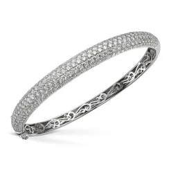 Diamonds by Frisenberg -Armring i hvitt gull 750(18K) med diamanter ialt hele 7,76 carat TW/SI1