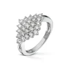 Diamonds by Frisenberg -Diamantring i hvitt gull 14K og diamanter ialt 1,08 ct TW/SI1