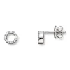Diamonds by Frisenberg -Diamantørestikk i hvitt gull 14K med diamanter ialt 0,14ct TW/SI1