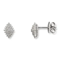 Diamonds by Frisenberg -Diamantørestikk i hvitt gull 14K med diamanter ialt 0,24ct TW/SI1