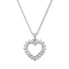 Diamonds by Frisenberg -Diamanthjerte anheng i hvitt gull 14K med diamanter ialt 2,00 ct TW/SI1