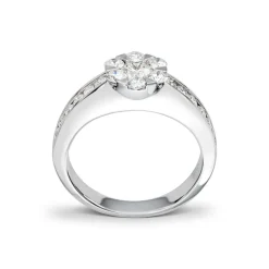 Diamonds by Frisenberg -Diamantring i hvitt gull 18K og diamanter ialt 1,00 ct TW/SI1