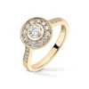 Diamonds By Frisenberg- Gult gull 14K ring – Håndlaget på eget verksted på Lillehammer