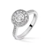 Diamonds By Frisenberg- Hvitt gull 14K ring- Håndlaget på eget verksted på Lillehammer