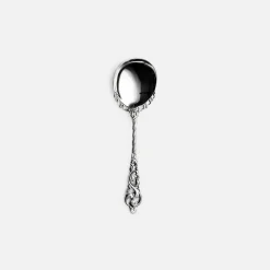 Dobbel Rococo – Syltetøyskje – 15 cm sølv