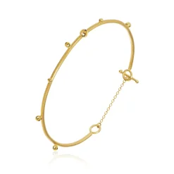 Dulong – Delphis armring i 18k gult gull
