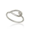 Dulong – Kharisma ring i sølv med diamant