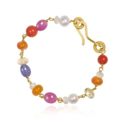Dulong – Piccolo armbånd i 18k gult gull – Wild Berry