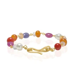 Dulong – Piccolo armbånd i 18k gult gull – Wild Berry