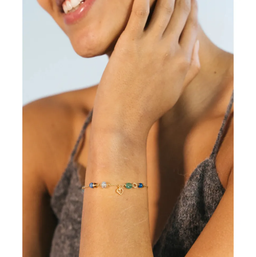 Dulong – Piccolo armbånd, Sea Breeze i 18k gult gull