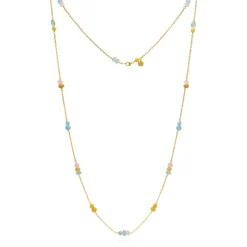 Dulong – Piccolo halssmykke i 18k gult gull – Melrose 74 cm