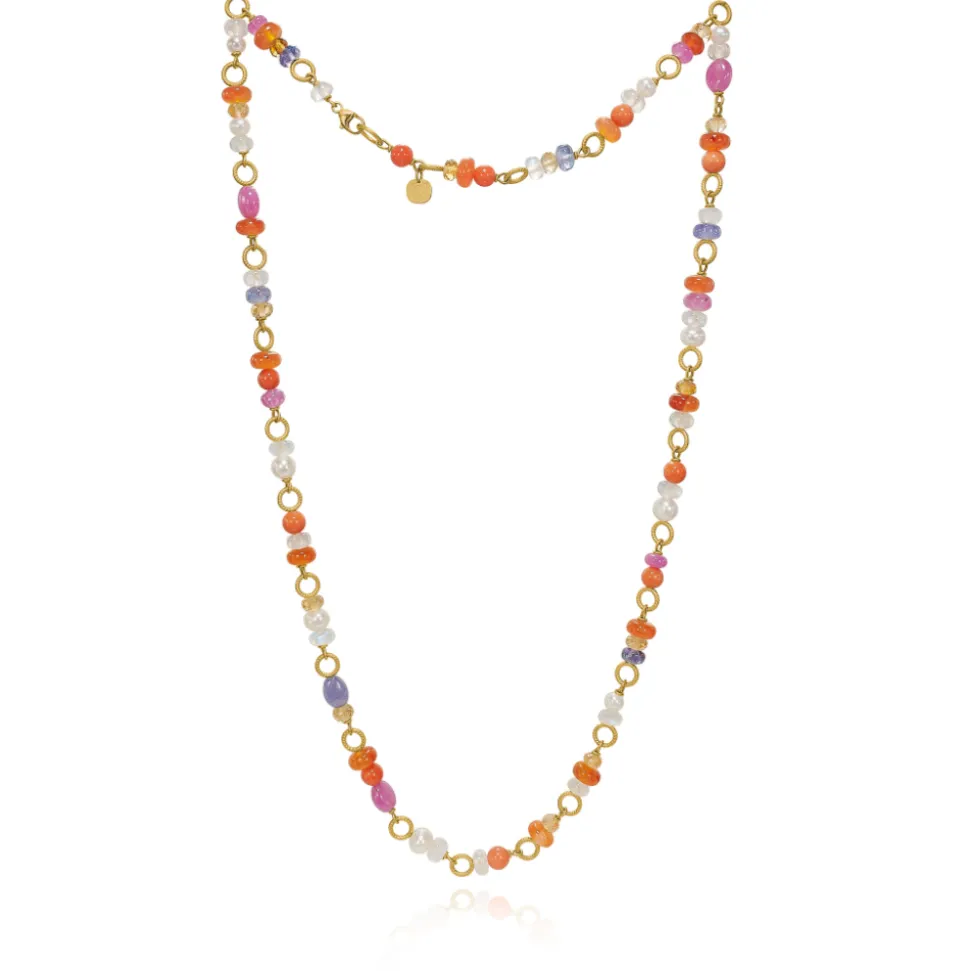 Dulong – Piccolo halssmykke i 18k gult gull – Wild Berry