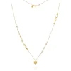 Dulong – Piccolo halssmykke i 18k gult gull med hjerte – Mellow