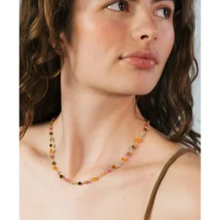 Dulong – Piccolo halssmykke i 18k gult gull – Golden Dawn