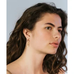 Dulong – Piccolo ørepynt i 18k gult gull – Golden Desert
