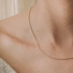 Dulong – Stream kjede 50 i 18k gult gull – 47 cm