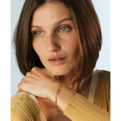Dulong – Vega Relief armbånd i 18k gult gull