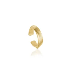 Dulong – Vega Relief cuff ørering – Velg mellom 18k gult gull eller sølv