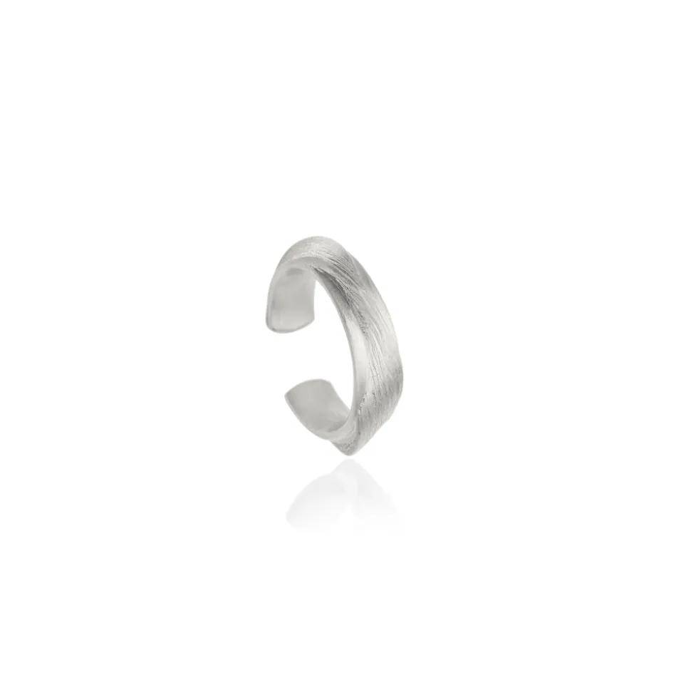 Dulong – Vega Relief cuff ørering – Velg mellom 18k gult gull eller sølv