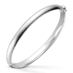 Eftedal – Armring i sølv med hamret overflate – ca 6,5 mm bredt