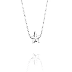 Efva Attling – Catch a falling star single necklace – Sølv