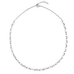 Efva Attling – Dream Thin Clear collier i sølv med krystall kvarts