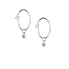 Efva Attling – Love Bead Hoops i sølv