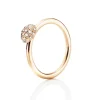 Efva Attling – Love Bead ring i 18k gult gull med diamanter