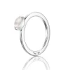 Efva Attling – Love Bead ring i sølv med rosa quartz