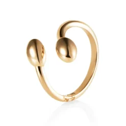 Efva Attling – Love Bead Twin ring i 18k gult gull