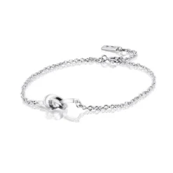 Efva Attling – Love Knot armbånd i sølv