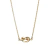 Efva Attling – Love Knot halssmykke i 18k gult gull
