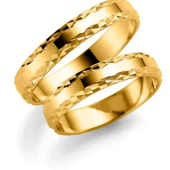 Espeland – Giftering i gult gull ring – 5 mm bredde