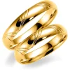 Espeland – Gifteringer i gult gull ring – 3 mm bredde