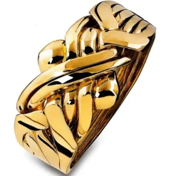 Espeland – Libanon Ring i 14 kt gult gull – 6 deler
