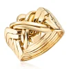 Espeland – Libanon Ring i 14 kt gult gull – 8 deler