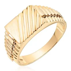 Espeland – Ring i gult gull til herre – 10 mm